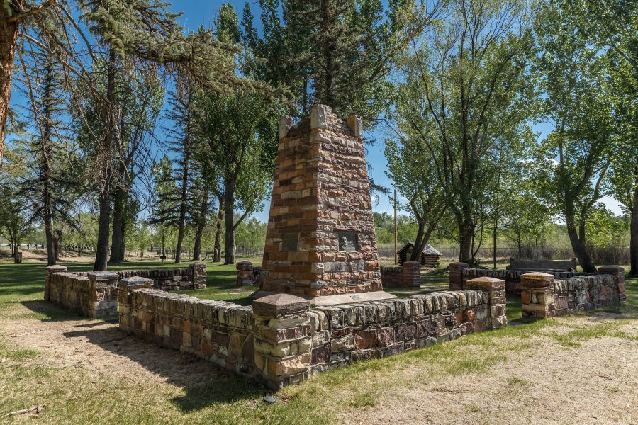 image of ute park monument