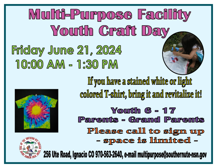 Youth Craft Day June 21, 2024 10 AM - 1:30 PM